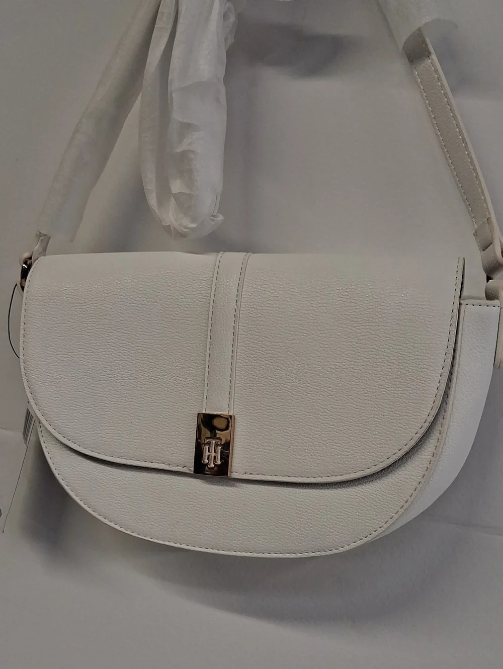 NWT Womens Tommy Hilfiger White Crossbody  Bag